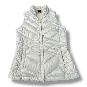 The North Face 550 Quilted Puffer Vest White Outdoors Outerwear Trail Women’s S